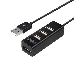  Y-2140, UNITEK, USB HUB, 4 Ports USB 2.0 480Mbps (80cm Cable).