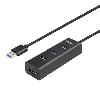 Y-3089Z01, UNITEK 4-in-1 USB-C 5Gbps Hub (4*USB-A)  Black Y-3089Z01, UNITEK 4-in-1 USB-C 5Gbps Hub (4*USB-A)  Black