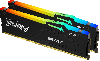 KF564C32BBAK2-64 Kingston Fury Beast Black RGB 64GB Kit (2x32GB) 6400MT/s DDR5 CL32 DIMM