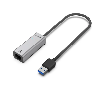 Y-3464, UNITEK, USB3.0 to Gigabit Ethernet Adapter, Space Grey