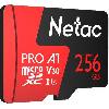  P500 Extreme Pro, NETAC, Memory Card, 256GB MicroSDXC V30/A1/C10 up to 100MB/s,retail pack card only.