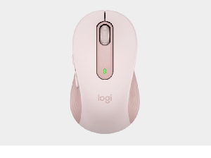 LOGITECH M650 Signature Bluetooth Mouse , 400 Up to 4000 DPI, ROSE L910-006254