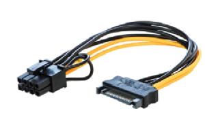 KDSATA0101, Kingda sata to 8 pin power,20cm