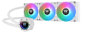 TH360 V2 ARGB Sync Snow Edition, ThermalTak, White Liquid Cooler/120 ARGB Fan *3/PWM500~2000RPM, TDP 310W, CL-W365-PL12SW-A