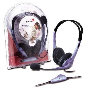 HS-04S, Genius Headset with Noise-Canceling microphone 2x-Aux pc