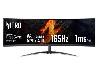 Nitro XZ452CU, ACER, Monitor, 44.5" W,1500R Curved, VA DQHD32:9, 5120x1440,165Hz,1ms,HDR 450nits,99% sRGB+Type-C(90W).