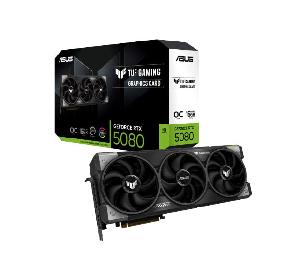 TUF-RTX5080-O16G-GAMING, ASUS Graphic Card GeForce RTX 5080 16GB GDDR7 OC, 2xHDMI, 3x DP, 256-bit, 850W 90YV0M30-M0NA00