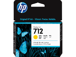 3ED69A HP 712 29ml Yellow Ink Cartridge