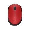  M171, Logitech, Mouse, L910-004641 USB Wireless 1000 dpi 3 Button, 1xAA-12 month 70,5g Red.