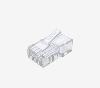 OT1091ATP01, UNITEK, Connector, UTP CAT6 RJ45 8P8C Pass Through Connector, 100pcs/box, 1µ gold-plated contacts, Transparent 