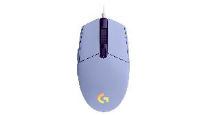 G203 Logitech Corded Gaming Mouse, RGB lighting, 200 – 8,000 dpi, 6 buttons, 2.1 m, USB- LILAC 1Y ( 910-005853 )