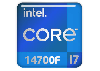 i7-14700F Intel® Core i7 CPU, 2,1 GHz(up to 5,4), 20 core, 28 threads, 28Mb, LGA1700, 219W (Tray)