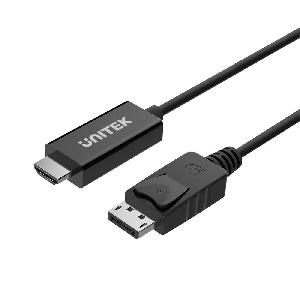 Y-5118CA,UNITEK 1.8M DisplayPort to HDMI Male Cable