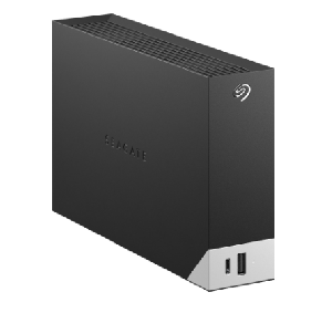 STLC4000400, SEAGATE External HDD 4TB, One Touch With HUB USB-C, 3.5" USB 3.0, Black