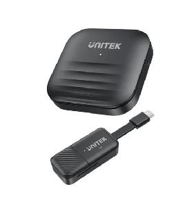  V1184A, UNITEK, Wireless HDMI, USB-C Wireless HDMI Extender Kit, HD, Kit Up to 50M.