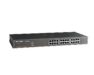 TL-SF1024, TP-Link, 24-port 10/100M Switch, 24 10/100M RJ45 ports, 1U 19-inch rack-mountable steel c