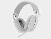 LOGITECH Zone Vibe 100 WHITE wireless headphones, Bluetooth 5.2,  USB-C charging cable 1m,  L981-001219