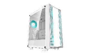  CC560 WH V2, DEEPCOOL, CASE, ATX, 4×Mars120mm, AIO 360mm, Air 165mm, GPU 370mm, 3.5"x3, USB3.0×1 + USB2.0×1, Audio, 1yr.