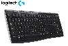 K270 LOGITECH Wireless Keyboard - BLACK - RUS L920-003757