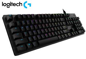  G512, Logitech, Keyboard, Mechanical Gaming, LIGHTSYNC, RU/EN, USB, BLACK.