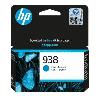 4S6X5PE HP 938 Cyan Original Ink Cartridge 800 Pages