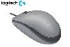 M110, Logitech Silent Mouse, Gray, 1000± DPI, 3 Buttons, 85 g, 1.8m USB 1Y (L910-006760 )