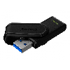  DTXS/64GB, KINGSTON, Flash Memory, USB 3.2, Type-A Gen1 DT Exodia S, Black.