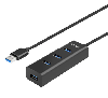  Y-3089V02, UNITEK, USB HUB, 4-Port USB-A 5Gbps Hub with 1.2M Cable Length.