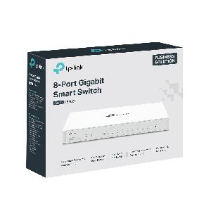 Festa FS308G, TP-Link, 8-Port 10/100/1000Mbps Smart Switch, Supports PoE input