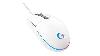  G203, Logitech, Mouse, USB (1ms)	2.1m, 8000dpi,	6 Button, 85g, White.