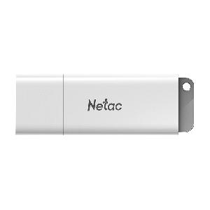  U185, NETAC, Flash Memory, 32GB USB2.0  with LED indicator, White.