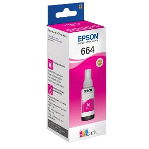 664 - C13T66434A, EPSON, Magenta Ink Bottle 70ml