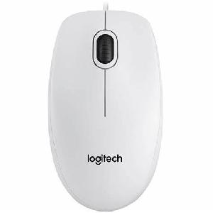  B100, Logitech, Mouse, USB 1,8m, 1000dpi, 3 Button, 90gr, white.