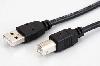 KDUSB2002-3M, KINGDA, USB AM/BM,28AWG Copper+28AWG ,OD=4.5MM,PVCBraiding 64X0.12AL ,1 ferrite,3M