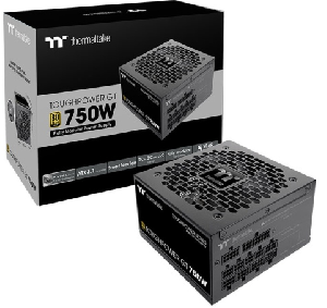 Toughpower GT 750W, ThermalTake Black, Fully Modular Power Supply, Full Range, 80 Plus Gold, EU, ATX 3.1, PS-TPT-0750FNFAGE-3