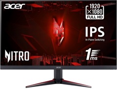 Nitro VG240YX1BMIIPX, ACER, Monitor, Ultra slim 23.8, FHD 1920x1080. IPS, 0,5ms, 200 Hz; 178° /178°, 250 nits; HDMI, Vga, Spe