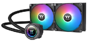 TH280 V2 ARGB Sync, ThermalTake, Black Liquid Cooler, 140 ARGB Fan *2, PWM500~1800RPM, 265W, CL-W375-PL14SW-A