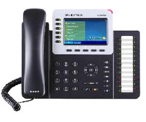 GXP2160 Grandstream Enterprise IP Telephone: 6-line Enterprise HD IP Phone; 480x272 TFT color LCD