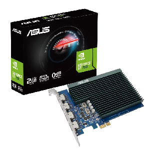 GT730-4H-SL-2GD5, ASUS Graphic Card GeForce GT730 2GB GDDR5, PCI Express 2.0, 64-bit, (300W) 4 x HDMI 90YV0H20-M0NA00