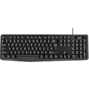  KB-117, GENIUS, Keyboard, Multimedia, USB, BLACK.