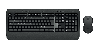 MK540, LOGITECH  ADVANCED Wireless Keyboard and Mouse Combo- BLACK, Only EN Keyboard (920-008685)