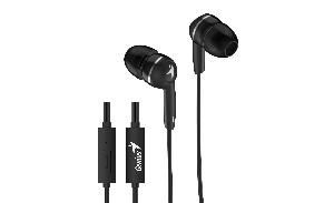  HS-M320, Genius, Earphone, In-Ear, In-line control, Mic, 3.5 mm jack, 1.1 m, Black.