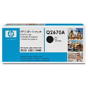 Q2670A, HP 308A, Black LaserJet Toner Cartridge