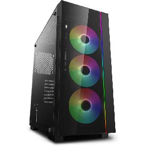 MATREXX 55 V3 ADD-RGB 3F,Deepcool, Mid Tower Case 1×USB3.0/2×USB2.0/1,slots 7/ 120/140/240/280/360mm