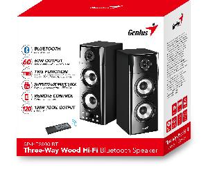 SP-HF2800BT, Genius, Speakers EU,System 2.0, Bluetooth, RCA Audio, USB, 60 Watt, Remote Control 