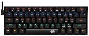  K606R, REDRAGON, Keyboard, Lakshmi  Mechanical gaming keyboard, Black.