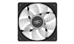 RF120W, DEEPCOOL, Case Fan, 120mm,1300RPM, 48.9CFM, 21.9dB, 3pin+molex, White LED, Black.