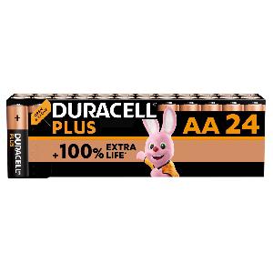 LR6/AA Duracell Basic  Blister 24, 24xAA, 1,5V/B 1 piece from a pack 160071