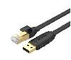 Y-SP02001B, UNITEK, 1.8M, USB2.0 To RJ45 RS232 Serial Cable