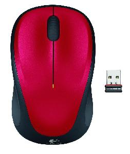 M235 LOGITECH Wireless Mouse -RED  L910-002496